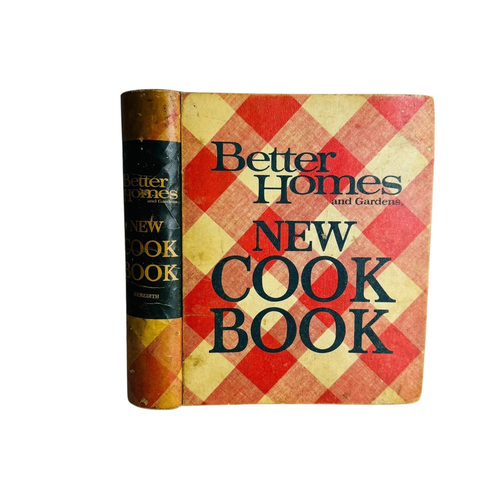 Vtg Better Homes and Gardens New Cookbook Recipes‎ 5 Ring Binder 1968 Cookbook